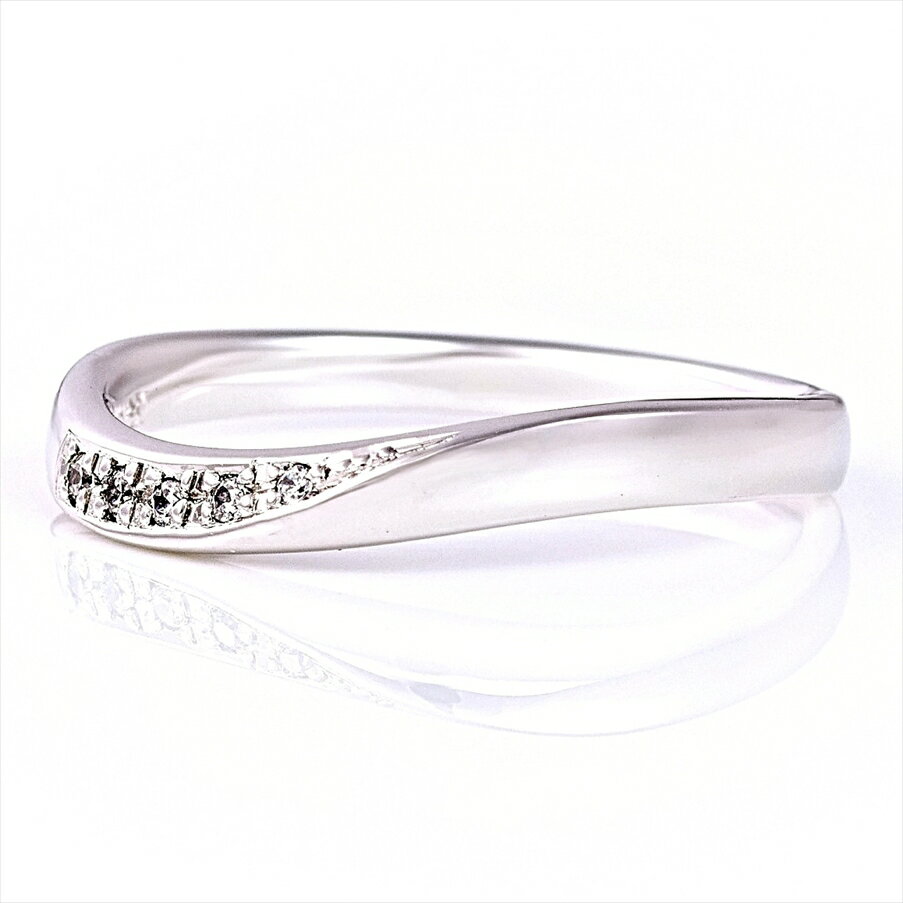 楽天CHERI DIAMOND 楽天市場店【30％OFFクーポン有〜7/24】レディース ダイヤモンド リング メレダイヤ 計0.03ct（スタンダードダイヤモンド仕様） [K10 ゴールド] 品番:LF102 普段使い 指輪 重ね付け ピンキーリング 3号から おしゃれ かわいい シンプル つけっぱなし 結婚指輪 華やか