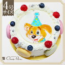 ≪写真ケーキ お祝い≫シェリーブランのキャラクターケーキ4号...