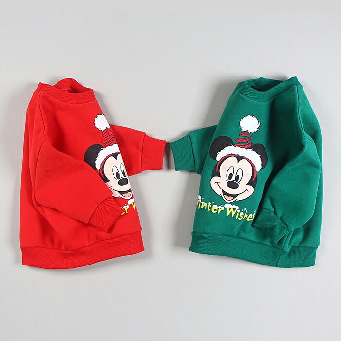 ＼残りわずか／韓国子供服 裏毛 長袖トレーナー 裏起毛 Mickey Mouse ミッキーマウ...