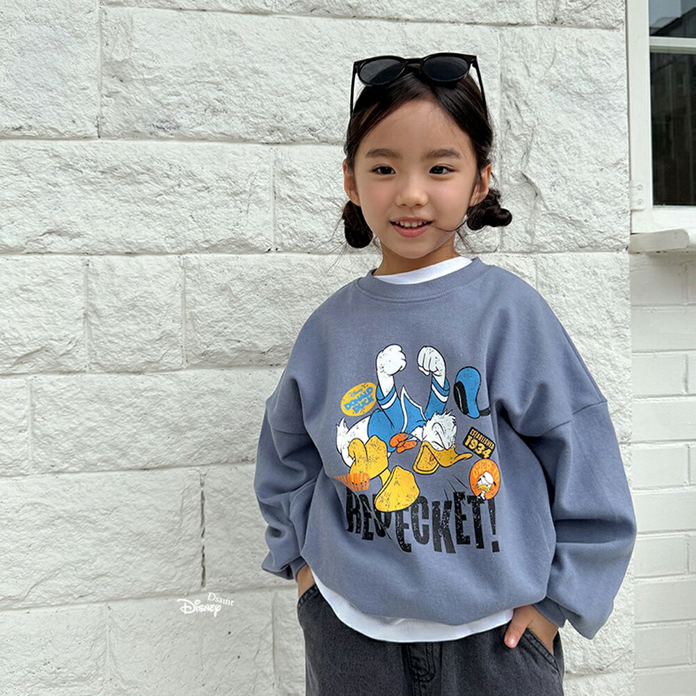 楽天市場】韓国子供服 ミッキー tシャツ（カラーブルー）の通販