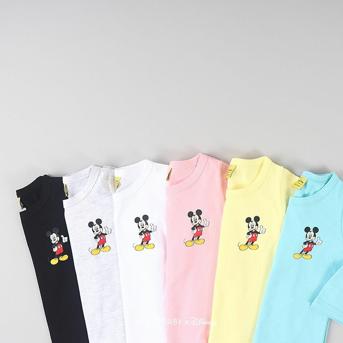 【スーパーSALE】【10％OFF】韓国子供服 長袖Tシャツ MICKEY ミッキーマウス ロンT...