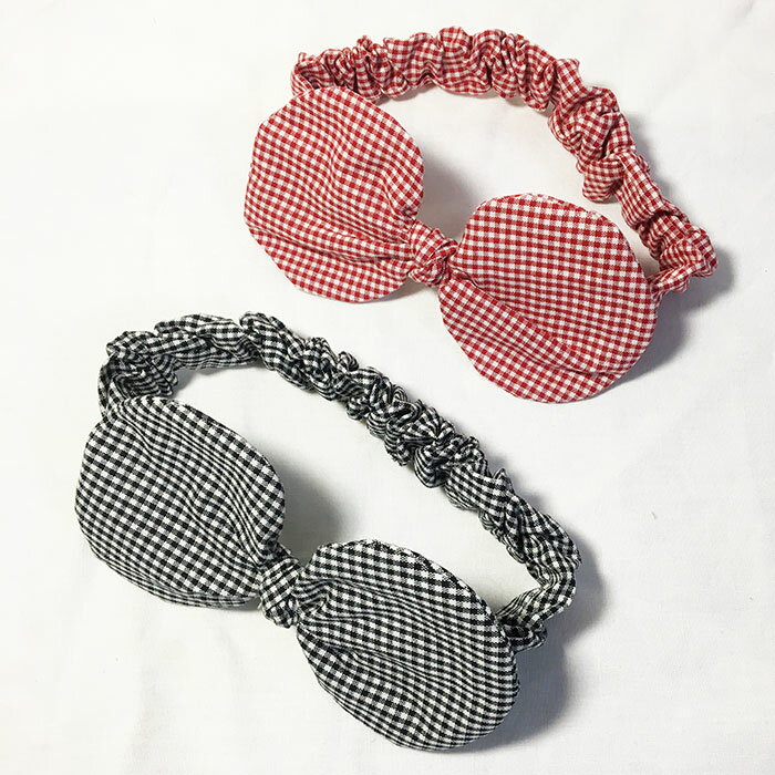 楽天Baby-Kids cheriemimiシェリーミミ【FA SALE】【10％OFF】子供用 ヘアバンド ヘアアクセサリー ベビー用 ギンガムチェック リボン チェック柄 3歳〜7歳用 ソフトワイヤー入りリボン リボンがぴんと立つ 可愛い カジュアル 普段使い 女の子 かわいい おしゃれ【メール便送料無料】