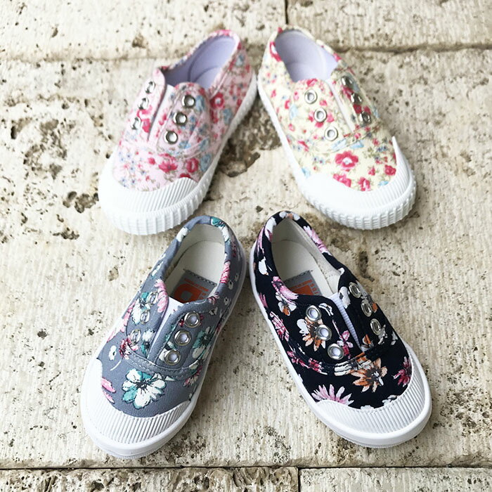 韓国子供服 こども用靴 子ども用ひもなし靴 ベビー用靴 花柄靴 フラワー 女の子用靴 13cm 14cm Sale 55 Off 15cm 公園靴 16cm 運動靴 おしゃれ ヒモ無し靴 お洒落靴 かわいい 靴ひもなし 17cm