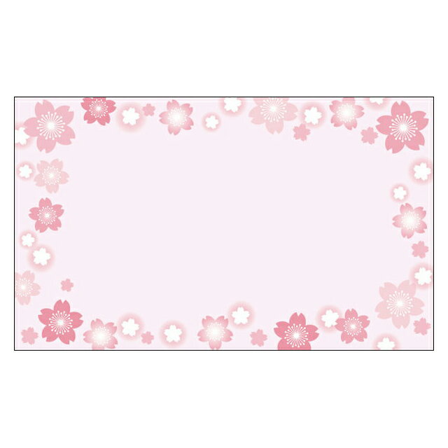 サンキューカード さくら 桜 メッセージカード ミニ グリーティングカード 感謝 ぷちカード ありがとうカード おめでとうカード 名刺サイズ メッセージカード ...
