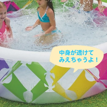 世界で愛されるプールメーカーINTEX/インテックスラウンジとしても使えるキッズプール屋外プールWINDMUHLEピンウィールプール