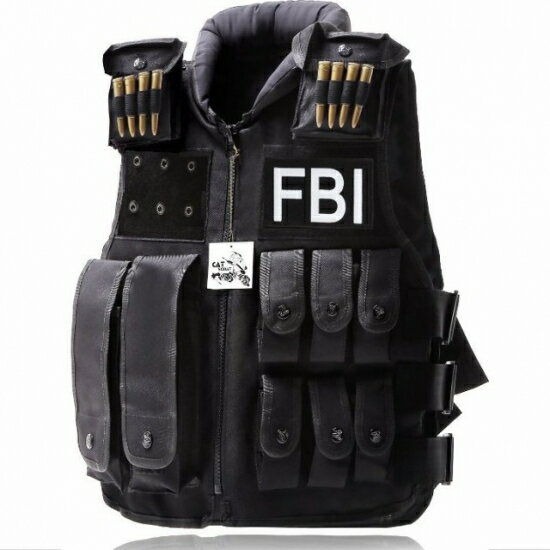 SWAT コスプレ SWAT ベスト USJ コスプレ ホラーナイト タクティカルベスト FBI