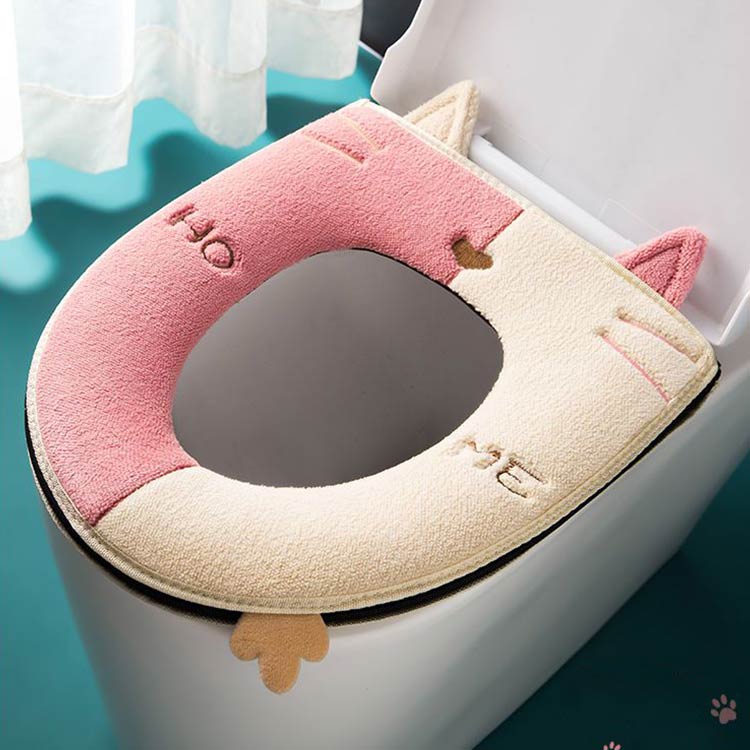 洗浄暖房 便座カバー 便座マット 便座シート 便座シート 厚手 トイレ用品 2点セッ...