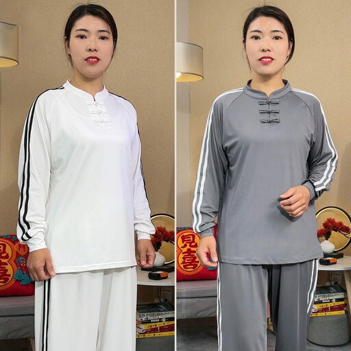 太極拳服 トレーニングウェア 太極拳トレーニングスーツ 上下セット 中華風 チャイナボタン 立ち襟 長袖Tシャツ 男性 女性 兼用 メンズ レディス カットソー 太極拳服 トレーニングウェア 太極拳トレーニングスーツ 上下セット 中華風 チャイナボタン 立ち襟 長袖Tシャツ 男性 女性 兼用 メンズ レディス カットソー