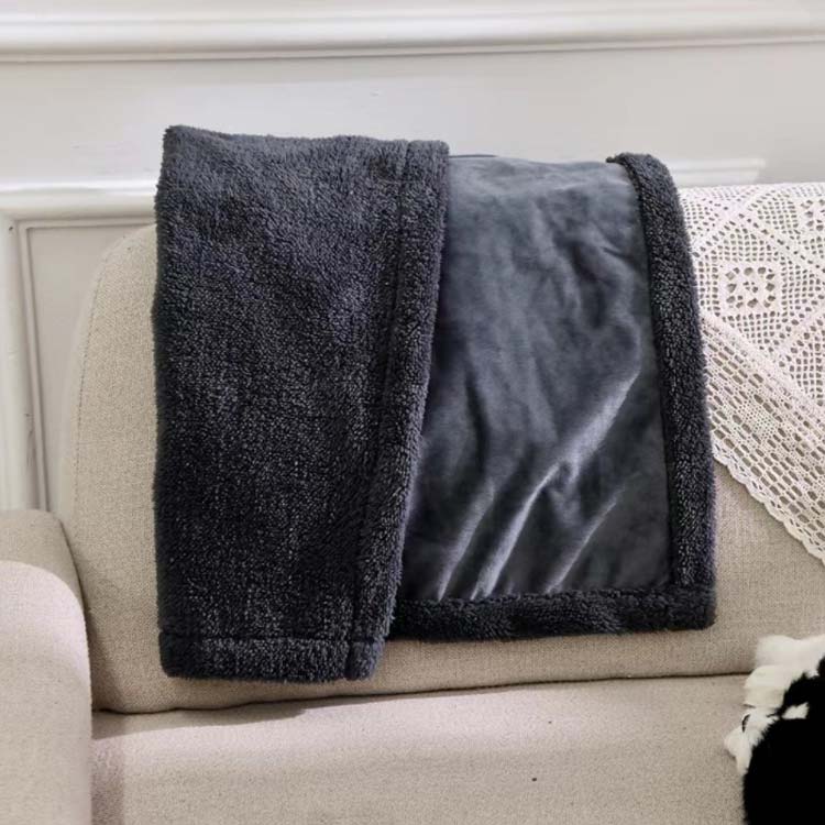 ペットブランケット 防水 ペット用 75×100cm 2枚合わせ毛布 毛布 猫 ブランケット 防寒 寒さ対策 犬 毛布 あったか 暖かい リバーシブル 布団 寝具 ボリューム 秋 chittoshop-10000750 ちっとしょっぷ サンプル画像3