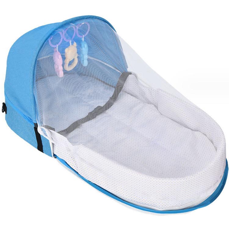 ベッドインベッド 折りたたみ ショルダーバッグ ベビーベッド ミニベッド 持ち運び 添い寝 蚊帳付き ポータブルベッド 赤ちゃん 新生児 寝返り防止 旅行 お出かけ 寝具 オールシーズン 出産祝い
