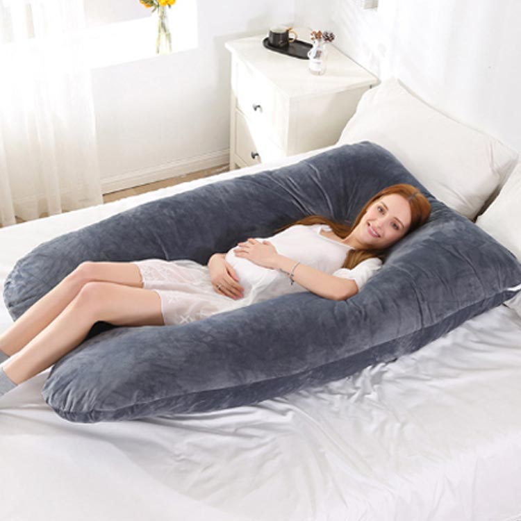 抱き枕 陣痛 マタニティ フランネル だきまくら U型 妊婦 入院 抱き枕 肩こり 首こり 腰痛 ロング 横向き寝 授乳クッション 病院 ボリューム 体圧分散 産後 産前 授乳まくら 出産祝い
