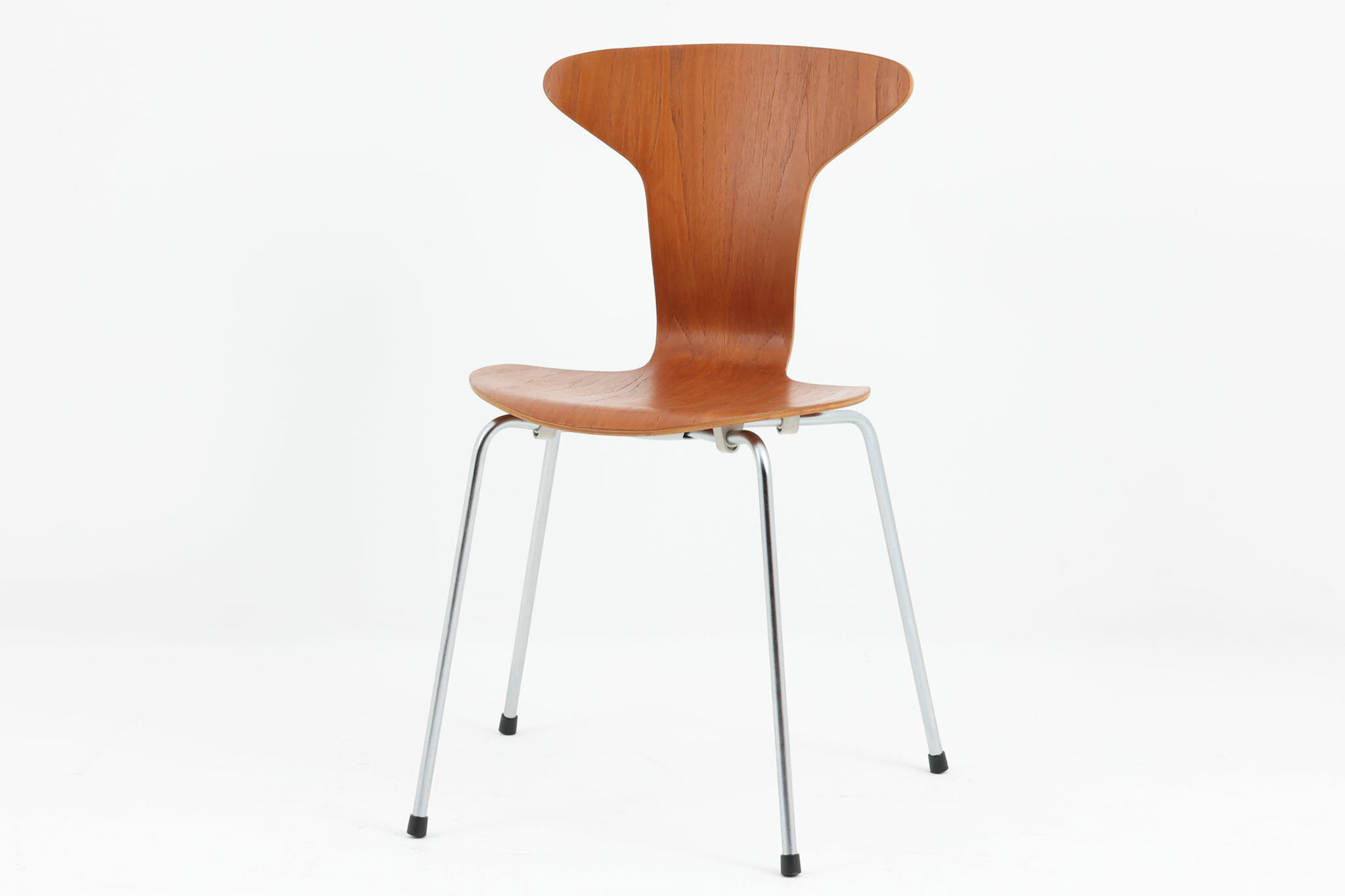 Arne Jacobsen(アルネ・ヤコブセン)　モスキートチェア　チーク材　北欧家具ビンテージ【北欧家具 北欧ビンテージ アンティーク フリッツハンセン Fritz Hansen デスクチェア ダイニングチェア 希少 おしゃれ モダン】