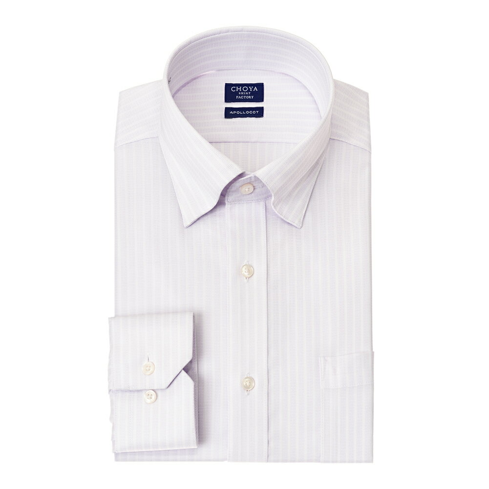 CHOYA アポロコット ワイシャツ ノーアイロン 長袖 形態安定 日清紡 CHOYA SHIRT F...