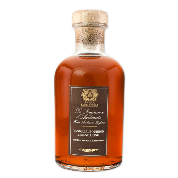 アンティカファルマシスタ(ANTICA FARMACISTA) ヴァニラ＆バーボン＆マンダリン(VanillaBourbon & Mandarin) リードディフューザー 500ml 送料無料 ホワイトデー　プレゼント ラッピング 芳香剤