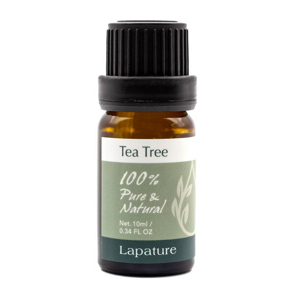 Lapature(ラパチュア) エッセンシャルオイル 10ml ティートゥリー(Tea Tree) 精油 アロマオイル アロマディフューザーにも最適 プレゼント 父の日