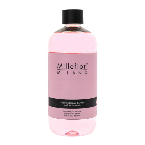 ミッレフィオーリ(Millefiori) Natural マグノリアブロッサム＆ウッド(MAGNOLIA BLOSSOM & WOOD) 交換用リフィル500ml 送料無料 ホワイトデー　プレゼント ラッピング 芳香剤のサムネイル