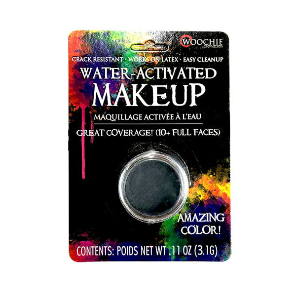 1/8oz. ウォーターメイクアップ グレー Water Activated Makeup Color, (0.11oz/3.1g) WAI0017 | 灰色,ねずみ色,水性,ドーラン,フェイスペイント,コスプレ,ハロウィン,パーティー,仮装,特殊メイク