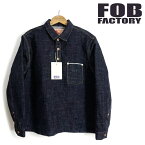 FOBファクトリー [F2384] G3 デニム プルオーバー ジャケット DENIM PULL OVER JK 日本製