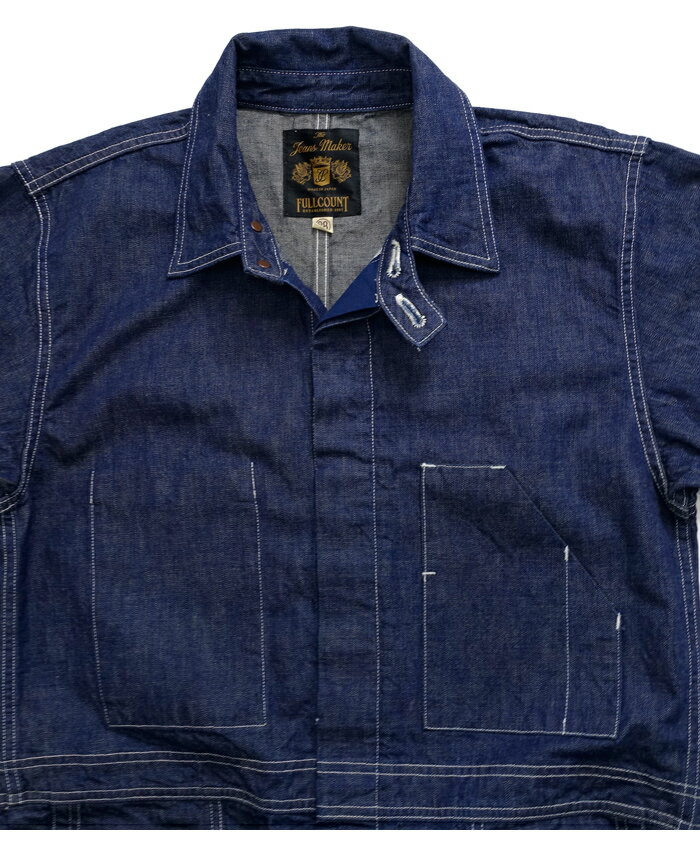 フルカウント FULL COUNT [1132-1] デニム オールインワン PW Denim Engineer Coveralls 日本製