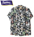 フェローズ Pherrow 039 s 21S-TINROBOTS 30周年記念モデル TIN ROBOTS アロハシャツ HAWAIIAN SHIRTS