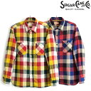 シュガーケーン SUGAR CANE SC28958 長袖 ツイルチェック ネルシャツ ワークシャツ TWILL CHECK WORK SHIRT