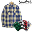 シュガーケーン SUGAR CANE SC29147 長袖 ツイルチェック ワークシャツ ネルシャツ TWILL CHECK WORK SHIRT 日本製