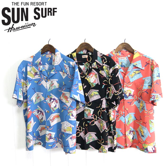 楽天CLEVER WEB SHOPサンサーフ SunSurf [SS38036] 2019年モデル 半袖アロハシャツ/HAWAIIAN SHIRT “KABUKI MAKE UP”