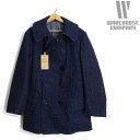 楽天CLEVER WEB SHOPウエアハウス WAREHOUSE [2205] インディゴデニム Pコート 1920'S WW1 STYLE U.S.NAVY 13STARS PEA COAT 日本製