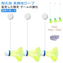 一人用 室内バドミントン フィットネス 発光バドミントン シングル ホーム 10点セット バドミントントレーニングセット トレーニング セット ソロリバウンド ...