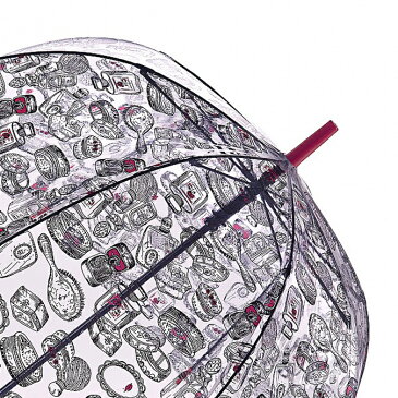 FULTON × LULU GUINNESS 傘 レディース バードケージ ドレッシング テーブル フルトン ルルギネス 長傘 コスメ柄 カラフル かさ プレゼント ギフト クリスマス