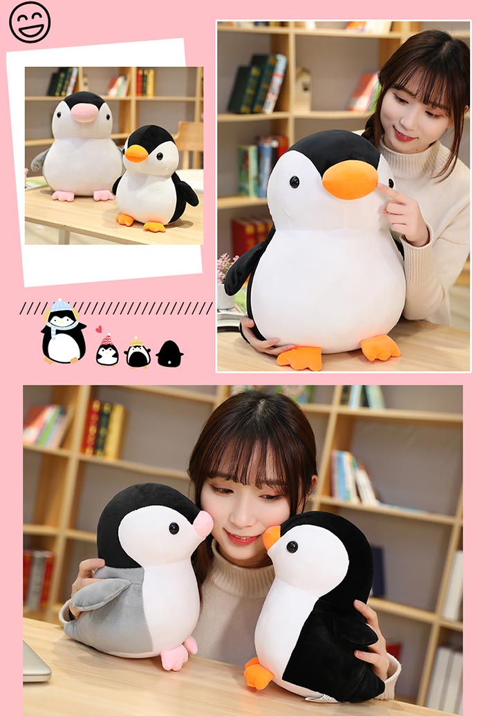 ペンギン　ぬいぐるみ 可愛い動物　ふわふわ インテリア グッズ おもちゃ 雑貨　プレゼント ホワイトデー 海洋生物 彼女 リアル　お誕生日 子供 ギフト 45cmの商品画像 3