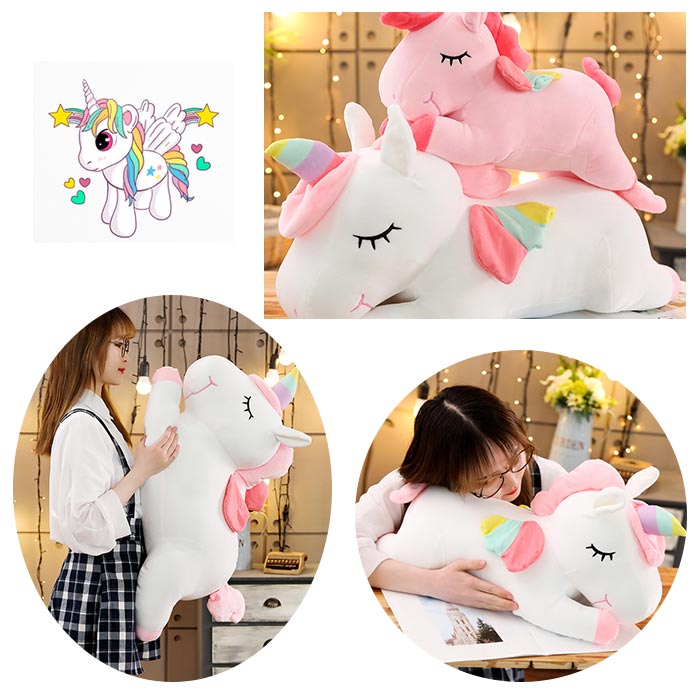 ぬいぐるみ ユニコーン 特大 大きい 抱き枕 ...の紹介画像3