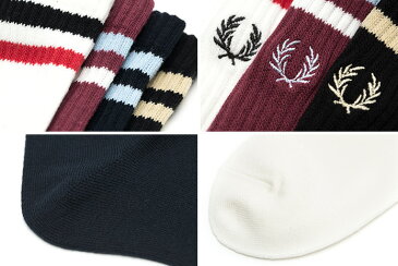 フレッドペリー ティップド ショート ソックス FRED PERRY TIPPED SHORT SOCKS F19805/F19697メンズ レディース テニス 靴下[ネコポス可/3点まで]