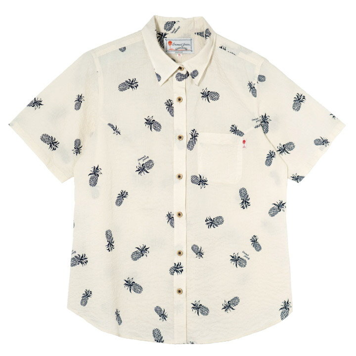 Rakuten - かりゆしウェア レディースレギュラーシャツ（027）全3色 半袖 IVORY/JL0102736