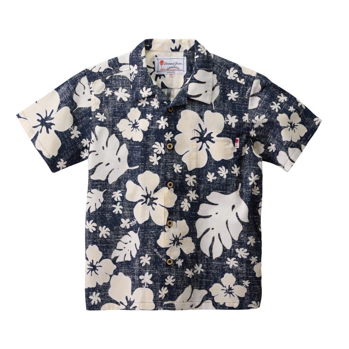 Rakuten - かりゆしウェア キッズオープンカラーシャツ 全7色 半袖 NAVY/JK0304237
