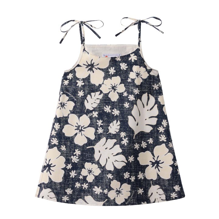 Rakuten - かりゆしウェア キッズワンピース 全7色 半袖 NAVY/JK1404237