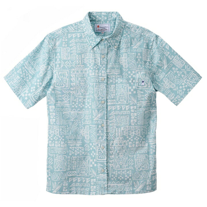 Rakuten - かりゆしウェア メンズボタンダウンシャツ 全3色 半袖 LIGHT BLUE/JM0205538