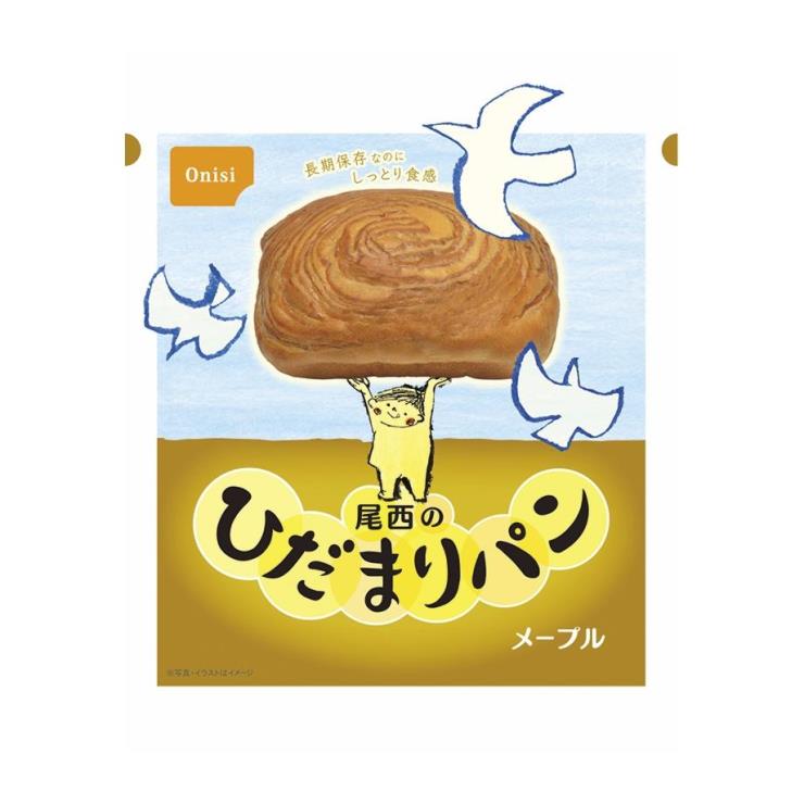 【送料無料】尾西食品 尾西のひだまりパン（メープル） プレゼント ギフト 贈り物 贈答品 父の日 ココアルデ 【単品配送】 4005 C5022084