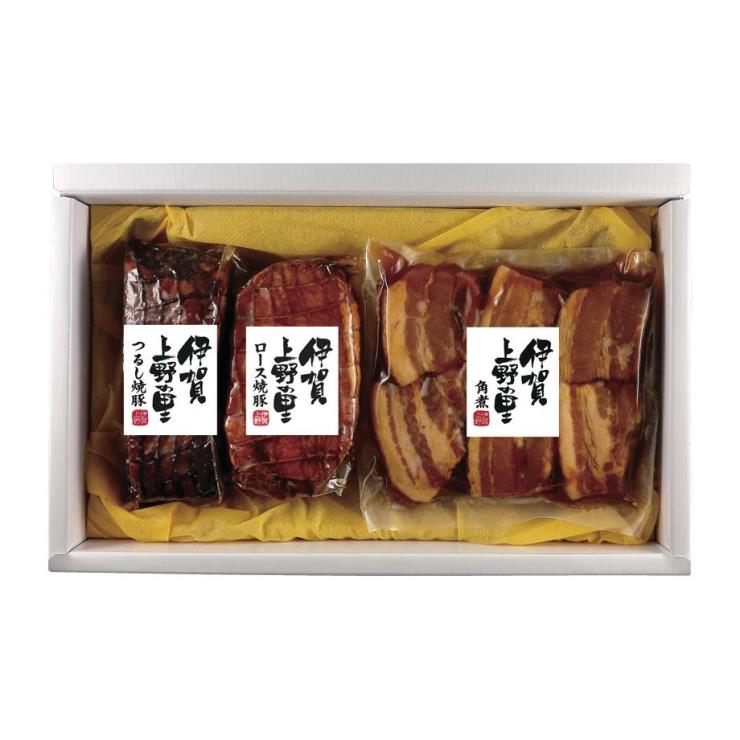 【送料無料】伊賀上野の里 豚角煮＆焼豚セット プレゼント ギ