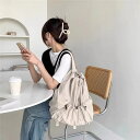 ドローストリング リュック レディース メンズ リュックサック 大容量 ドローストリングバックパック ドローストリングリュック 3カラー 3ポケット ユニセック...
