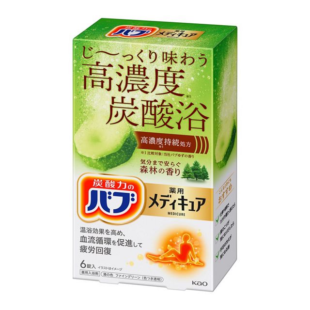 樂天商城 - 花王　バブ　メディキュア　森林の香り【医薬部外品】6錠入※お取り寄せ商品　キャンセル不可メーカー欠品になる場合がございます。