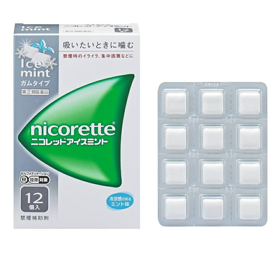 【第(2)類医薬品】ニコレット　アイスミント　12個【定形外郵便可】※お一人様1点限...