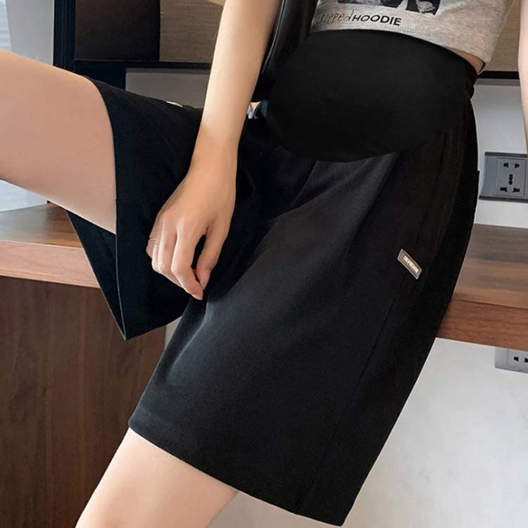 2枚入り マタニティ パンツ ショートパンツ ハーフパンツ ショート 薄手 接触冷感 アイスシルク ショーパン アジャスター 短パン 無地 パジャマ 部屋着 ズボン 妊婦 ルームウェア ルーム ウェア 夏 春 冷感 妊娠 マタニティウェア かわいい 可愛い ゆったり おしゃれ 2