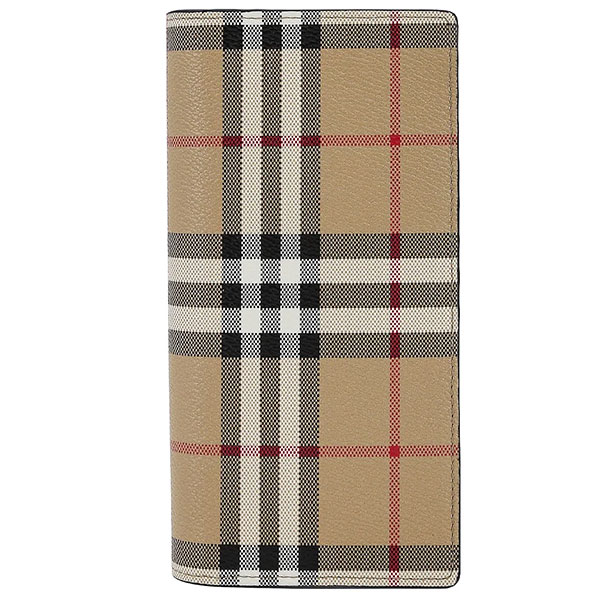 BURBERRY チェック柄 レザー 長財布 箱付き 楽天市場】チェック柄 バーバリー 財布 がま口の通販