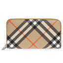 バーバリー ロンドン Burberry 財布 メンズ レディース 長財布 チェック柄 ラウンドファスナー 【送料無料】 ブランド バーバリー正規品販売店 直営ア...