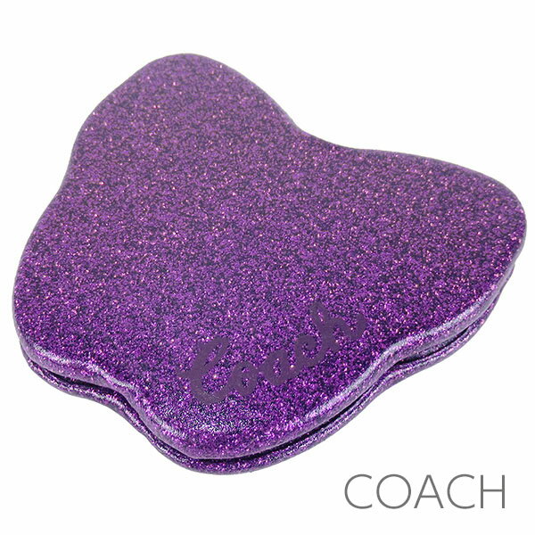 コーチ COACH 手鏡 レディース コンパクトミラー ハンドミラー グリッター チョウ 蝶 バタフライ 【送料無料】 ブランド コーチ正規品販売店 直営アウト...