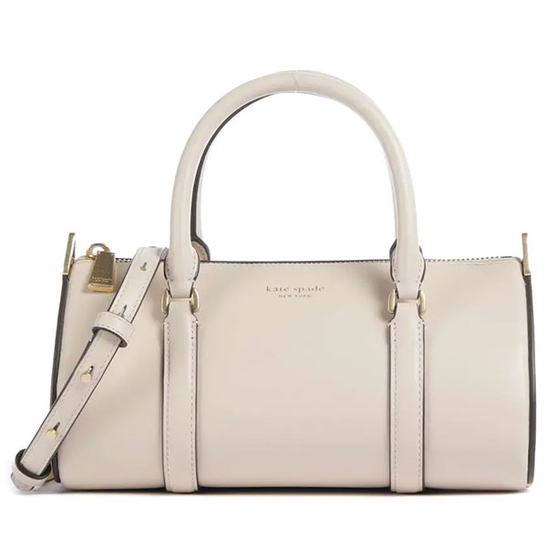kate spade ハンドバッグ/ミニボストンバッグ　ホワイト/白 kate spade】ミニボストンバッグ ハンドバッグ 白 新品 レザー