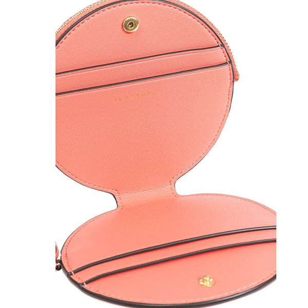 トリーバーチ Tory Burch 小銭入れ レディース カードケース コインケース ロゴ 円形 丸型 【送料無料】 ブランド トリーバーチ正規品販売店 直営アウトレット店より直輸入