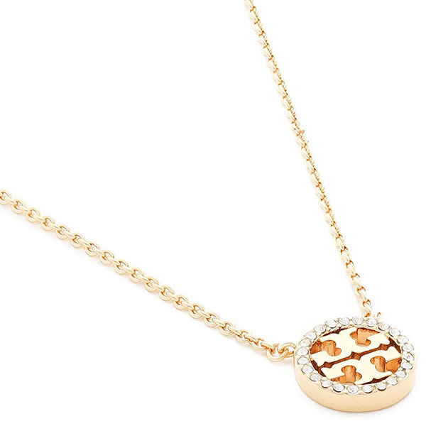 Rakuten - トリーバーチ Tory Burch ペンダント レディース ネックレス アクセサリー ジュエリー ロゴ 【送料無料】 ブランド トリーバーチ正規品販売店 直営アウトレット店より直輸入