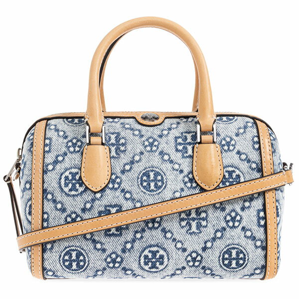 Shoulder Bags - トリーバーチ Tory Burch バッグ レディース ショルダーバッグ ポシェット 2Way デニムキャンバス ロゴ モノグラム シグネチャー かばん 鞄 【送料無料】 ブランド トリーバーチ正規品販売店 直営アウトレット店より直輸入